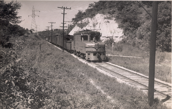 ITC Class "D" Southbound at Matheny Cut, Caldwell Hill, South of East Peoria
