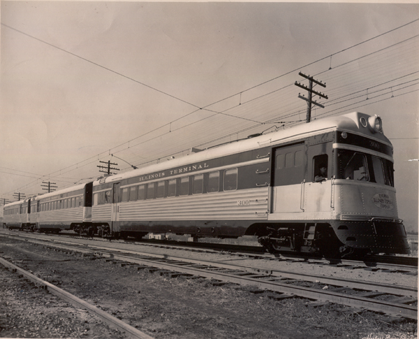 ITC Streamliner consisting of combine 300, coach 330, and parlor 350