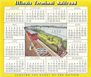 2022 Illinois Terminal Desk Calendar