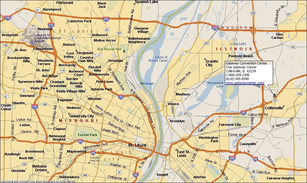 Full Size Overview of St. Louis Metro Area
