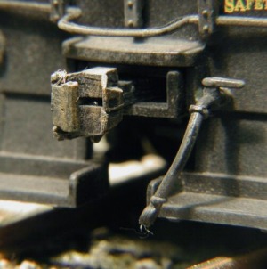 View of assembled and weathered Sergent Coupler.